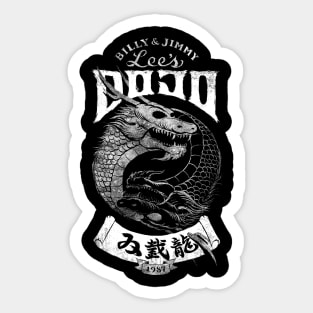 Lee's Double Dragon Dojo Sticker